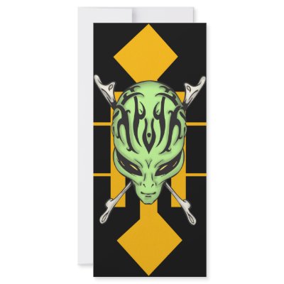 Aliens Rule Rack Card Template by sagart1952