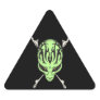 Aliens Rule Triangle Stickers