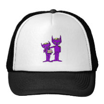 aliens say happy birthday hats