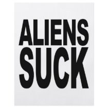 Aliens Suck flyers
