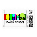 aLiEnS WATCHING! postage by BitsOfWhimsy aLiEnS WATCHING! postage