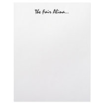 Alina With Celtic Meaning letterhead