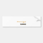 Aliomanu Beach Hawaii Classic Bumper Stickers
