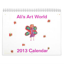 Ali's Art World 2013 Calendar