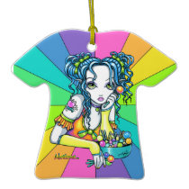 "Alisha" Candy Rainbow Fae Ornament ornaments