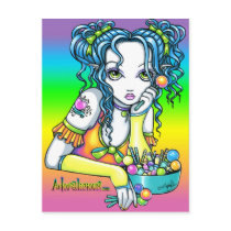 "Alisha" Candy Rainbow Fae Postcard postcards