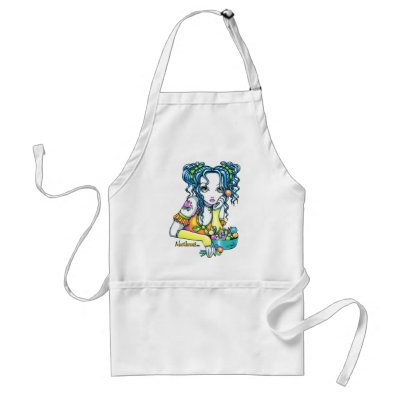 "Alisha" Candy Rainbow Fairy Apron by Adoralicious