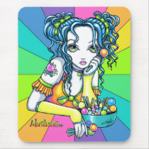 "Alisha" Candy Rainbow Fairy Mousepad mousepads
