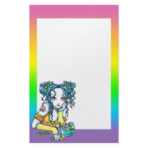 "Alisha" Candy Rainbow Fairy Stationery
