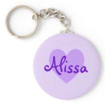 Alissa in Purple Key Chain