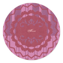 Alissa Round Stickers