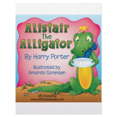 Alistair the Alligator Custom Letterhead by 4RV_Publishing