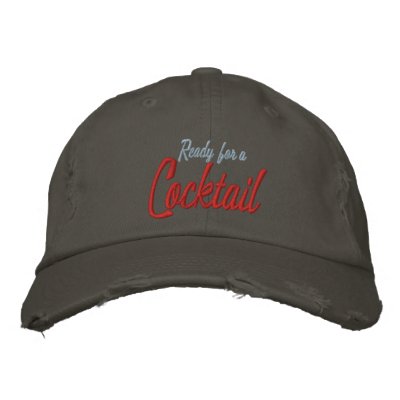 Aliste para un gorra del cóctel gorras de béisbol bordadas Aliste para un gorra del cóctel gorras de béisbol bordadas