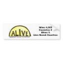 Alive - Bumper Sticker bumper stickers