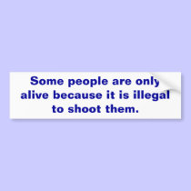 Alive bumper stickers