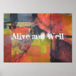 Alive Graphic Poster