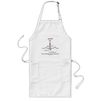 Alive The Condition Of My Existence (ECG/EKG) zazzle_apron