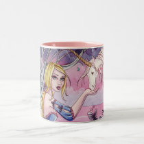Aliya - Mermaid and Unicorn Mug