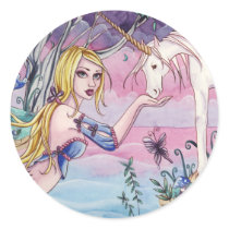 Aliya - Mermaid and Unicorn Sticker