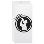 alki liga icon rack card template