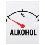 Alkohol Anzeige leer icon flyers