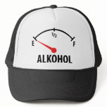 Alkohol Anzeige leer icon Trucker Hat