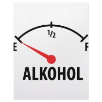 Alkohol Anzeige leer icon letterhead