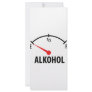 Alkohol Anzeige leer icon Full Color Rack Card