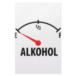 Alkohol Anzeige leer icon Customized Stationery
