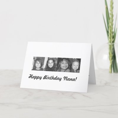 all4project, Happy Birthday Nana! Greeting Cards by nikbudnik. bday card