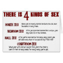 All: 4 KINDS OF SEX cards