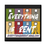 All 8 Stick Figures Magnet