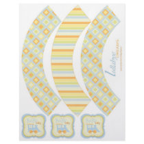 All Aboard Cupcake Wrapper Custom Flyer