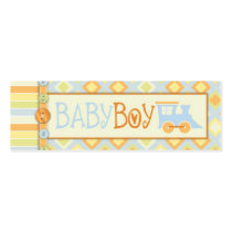 All Aboard! Skinny Gift Tag Business Card Template