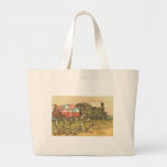 All Aboard ! The Easter Train ! Canvas Bags