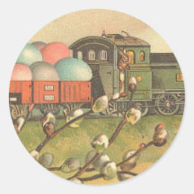 All Aboard ! The Easter Train ! Sticker