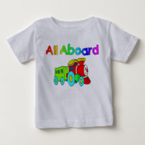 All Aboard t-shirts