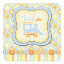 All Aboard! TY Square Sticker