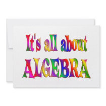 All About Algebra Announcements