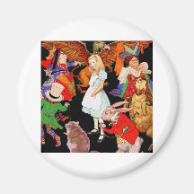 ALL ABOUT ALICE IN WONDERLAND MAGNET