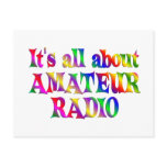 All About Amateur Radio Postcard