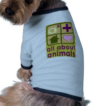 All About Animals Logo pet clothing by quatrosales All About Animals Logo pet clothing