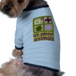 All About Animals Logo Pet Shirt