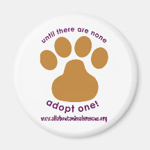 All About Animals Logo Refrigerator Magnet