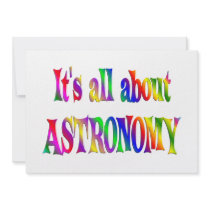 All About Astronomy Custom Announcement