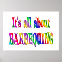 All About Barbequing Posters