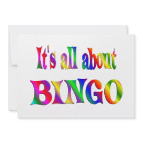All About BINGO Custom Invitations