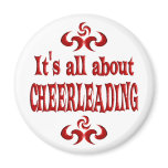 ALL ABOUT CHEERLEADING REFRIGERATOR MAGNETS