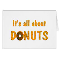 All About Donuts Greeting Card