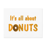 All About Donuts Postcard